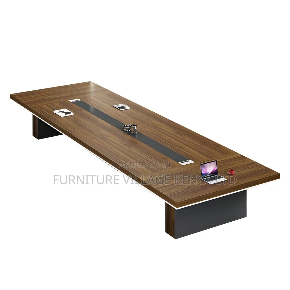 Office Table: Execwood 3-Meter Long Meeting Office Table