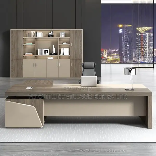Office Table:Multi-Functional L-Shaped Office Unit1.6 Meters