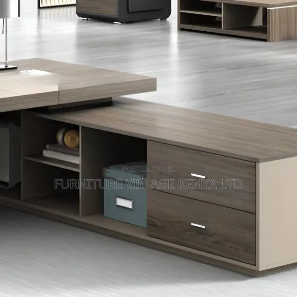 Office Table:Multi-Functional L-Shaped Office Unit1.6 Meters
