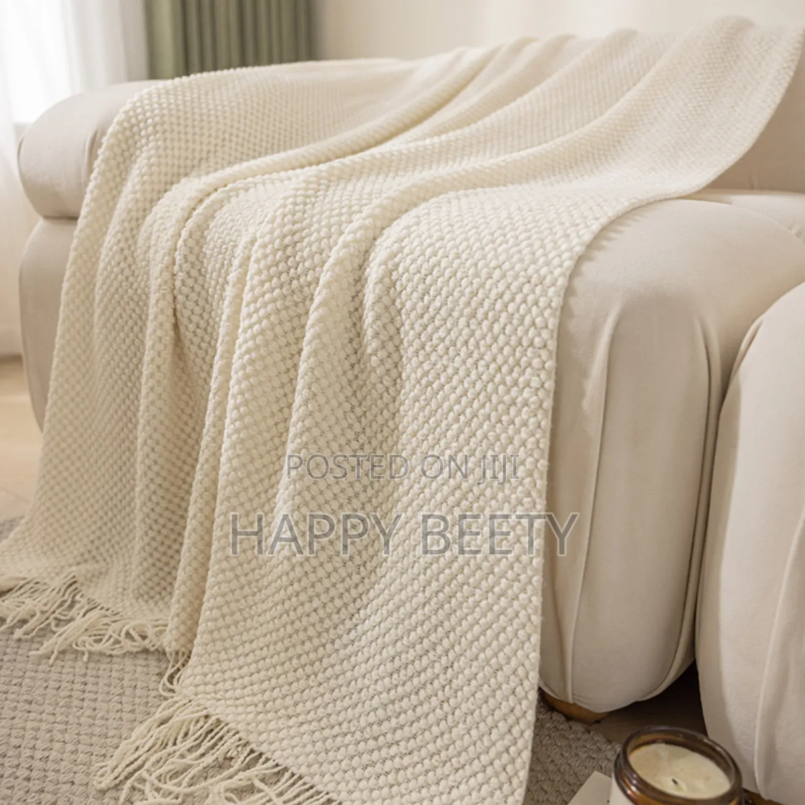 Knitted Throw Blanket