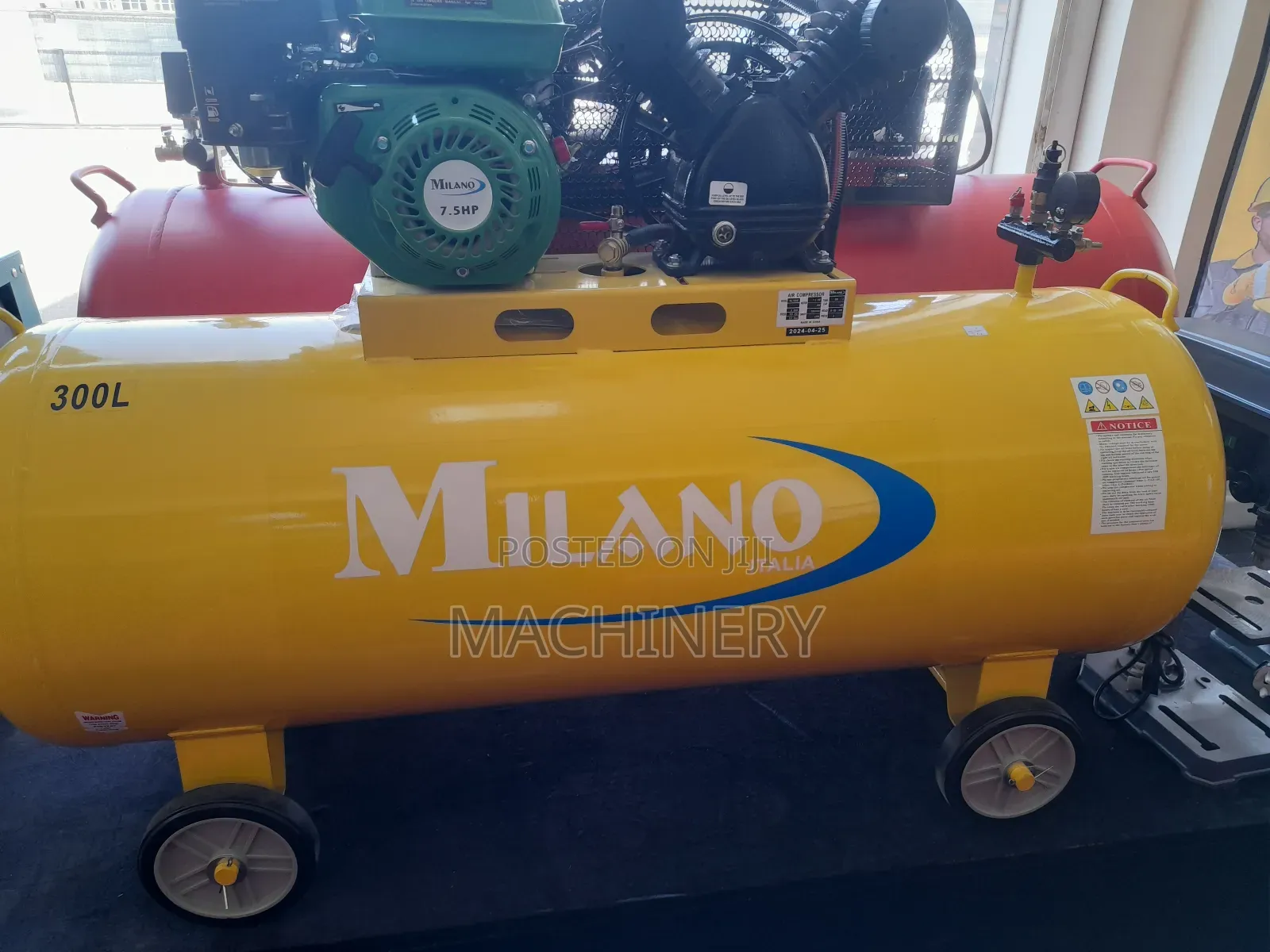 200litres Petrol Powered Milano Air Compressor