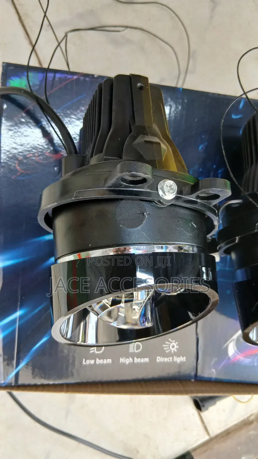 Triple Laser Biled Fog Lights Dim /Full Beam