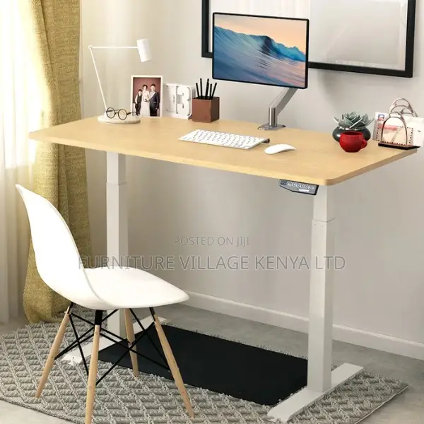 Office Table: Modern Electric Durable Standing Table 120cm