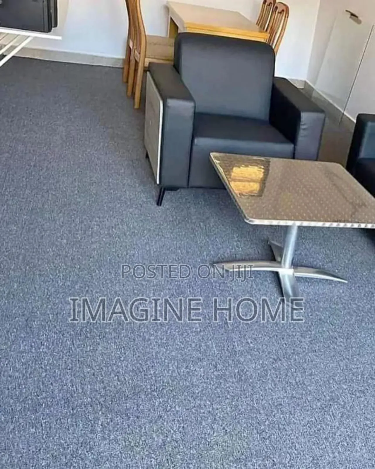 Grey Wall to Wall Carpet Office Floor