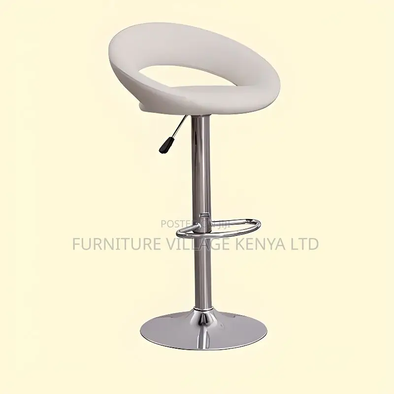 Office Chair:Proswivel Black Adjustable Leather Office Stool
