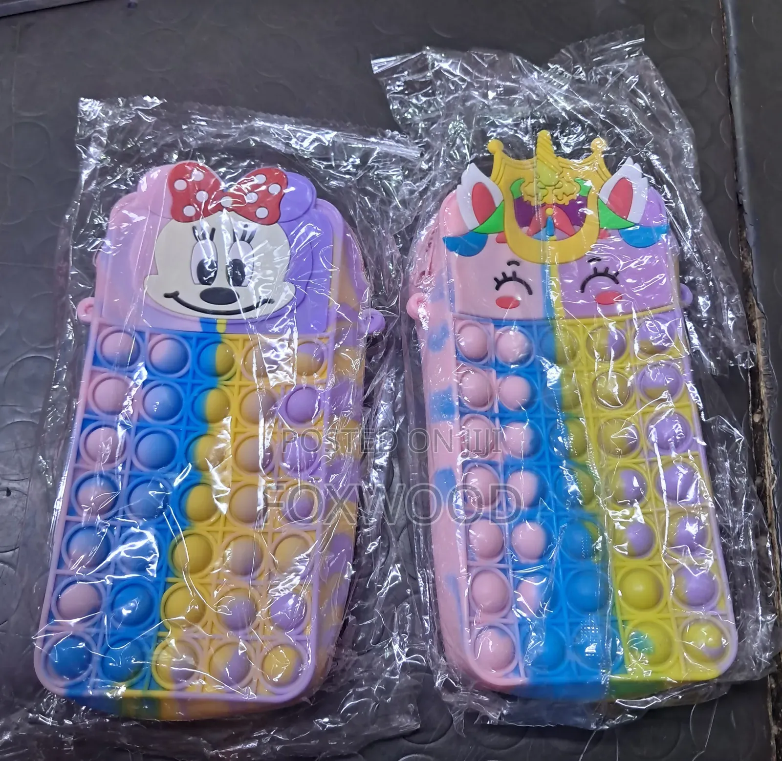 Cute Pop It Pencil Case for Kids