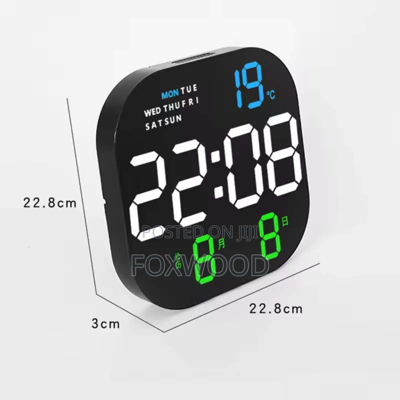 Led Large Digital Wall Clock