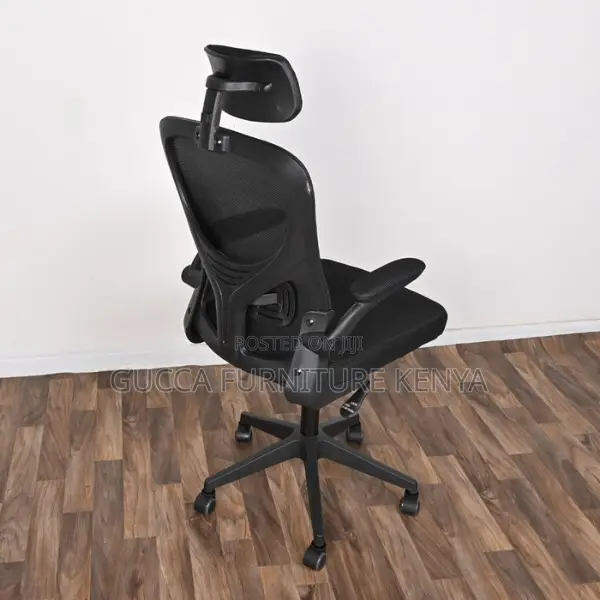Office Furniture:Rotating Home Office Chair With Modern Arms