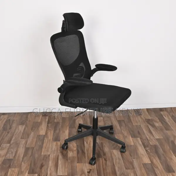 Office Furniture:Rotating Home Office Chair With Modern Arms