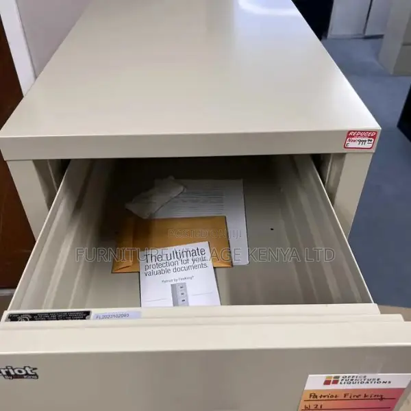 Office Cabinet: Firelock Office File Cabinet – 4 Drawer
