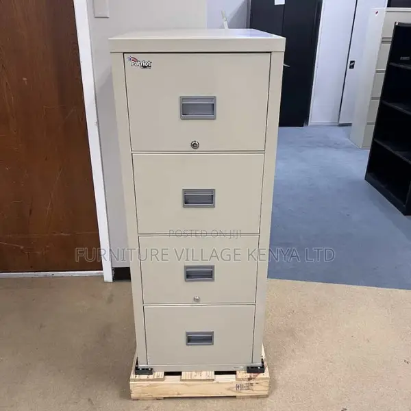 Office Cabinet: Firelock Office File Cabinet – 4 Drawer