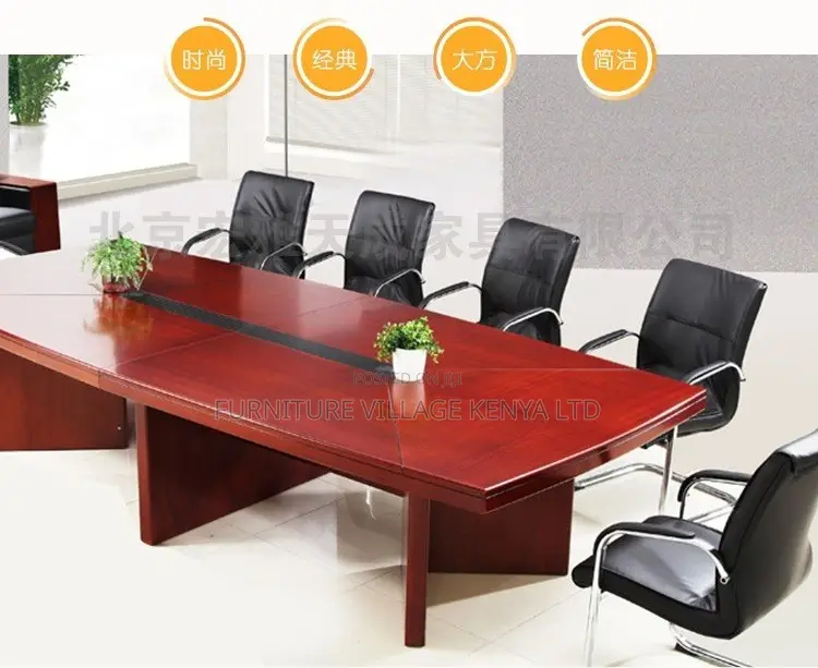 Office Table:300cm Large-Capacity Corporate Conference Table