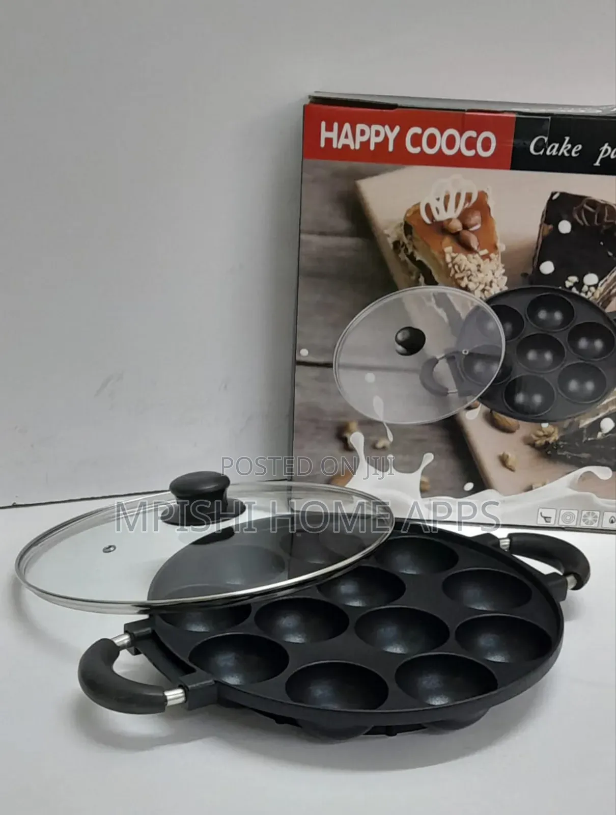 12 Holes Non-Stick Vitumbua Pan
