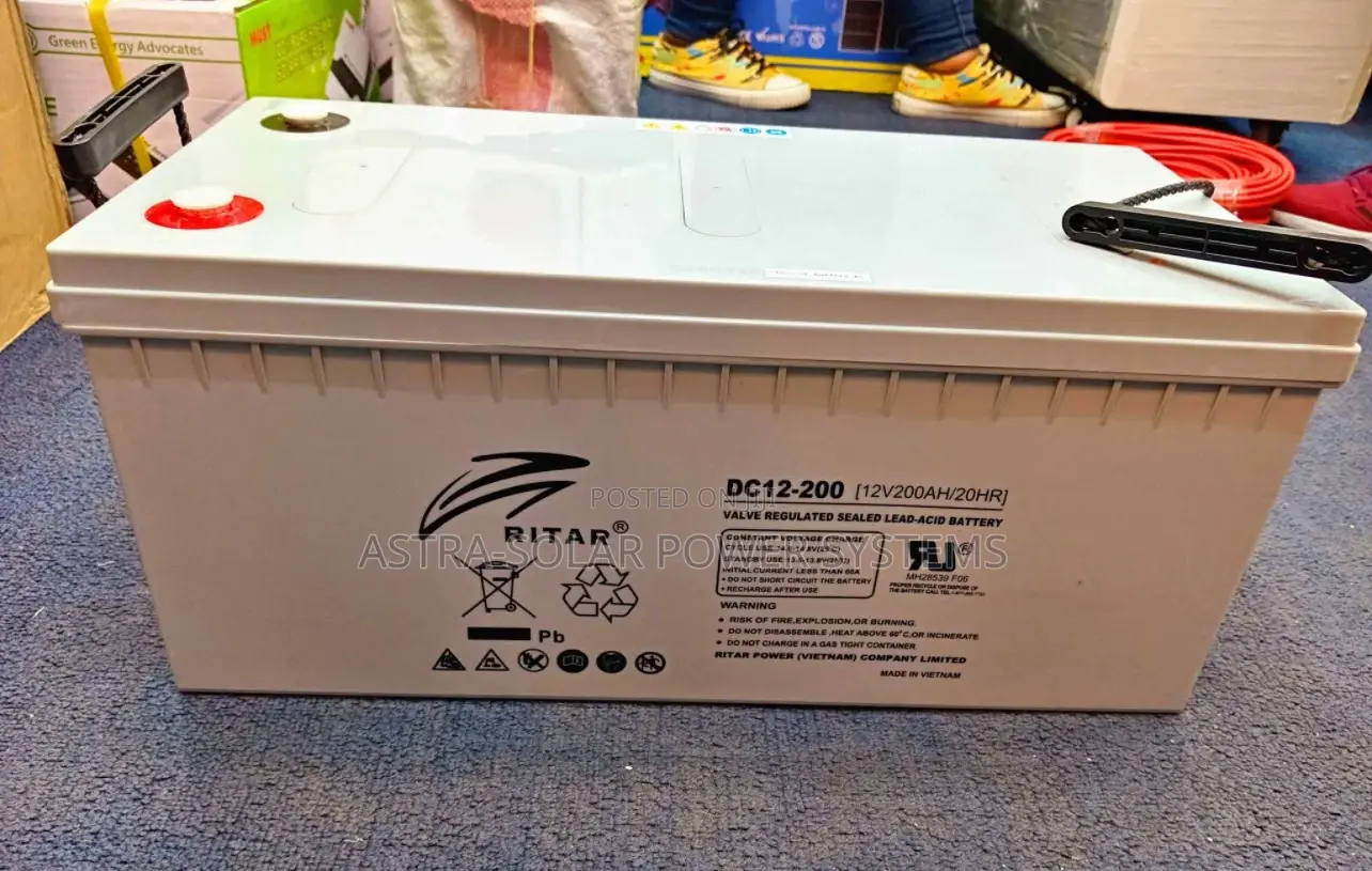 Ritar 12v 200ah Sealed Lead Acid Battery