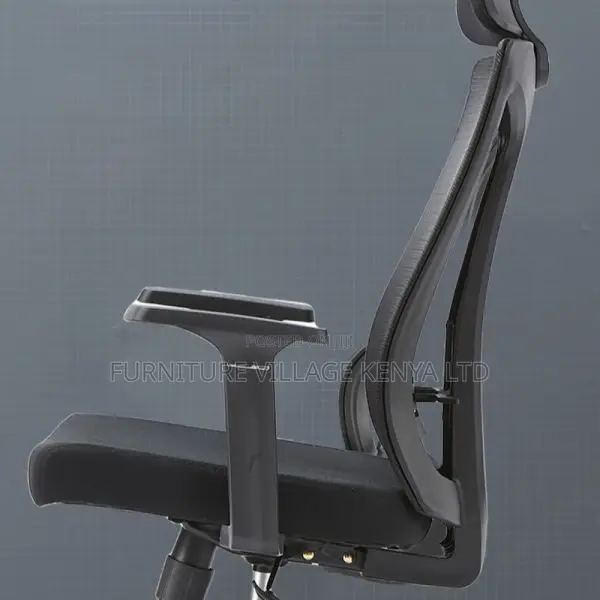 Office Chair: Mesh Posture-Friendly Task Chair With Headrest