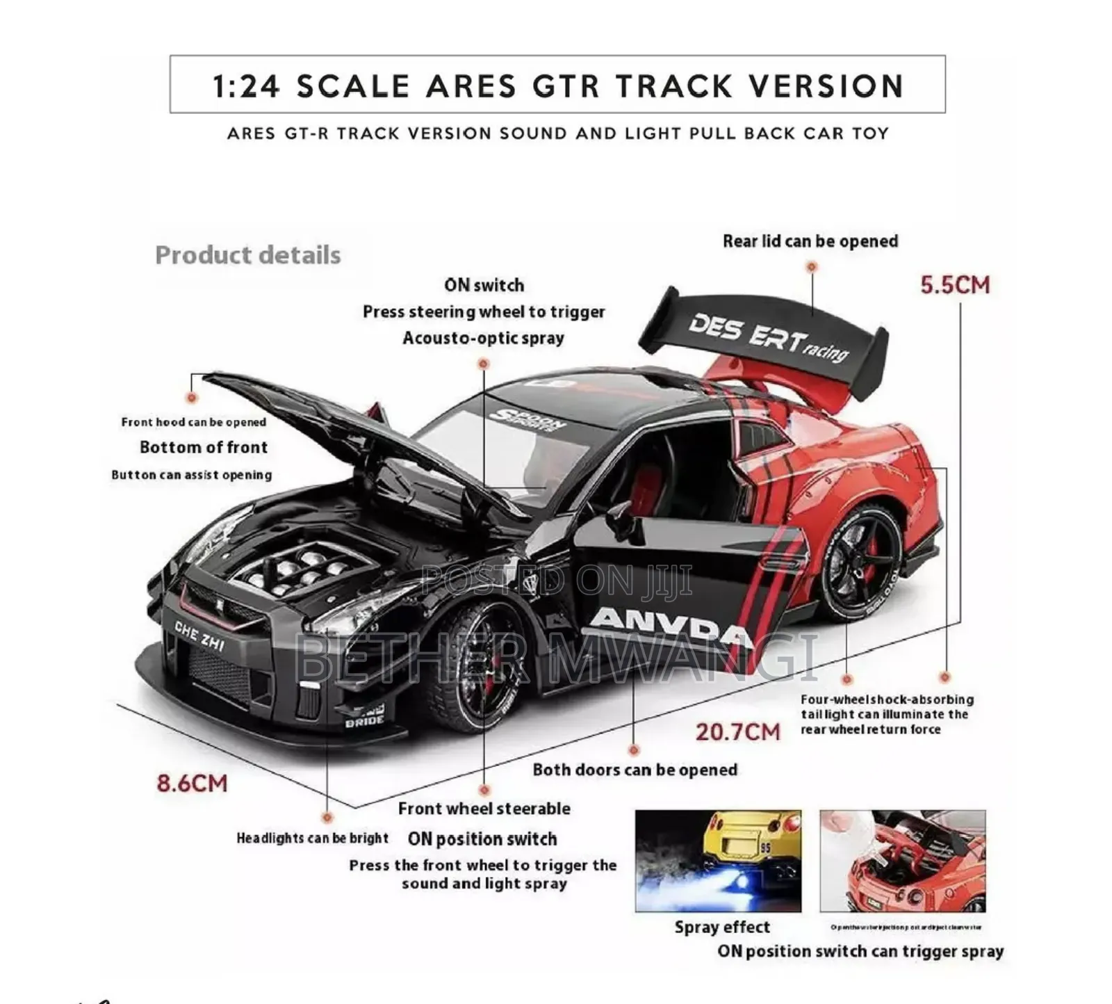 The Ares GTR Track Version in Kenya