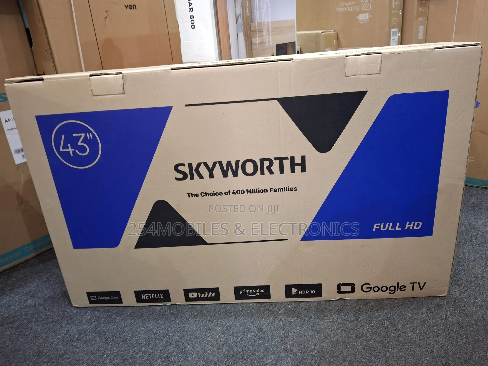 Skyworth 43 Inch Smart Android Google Tv 43e3500g Frameless