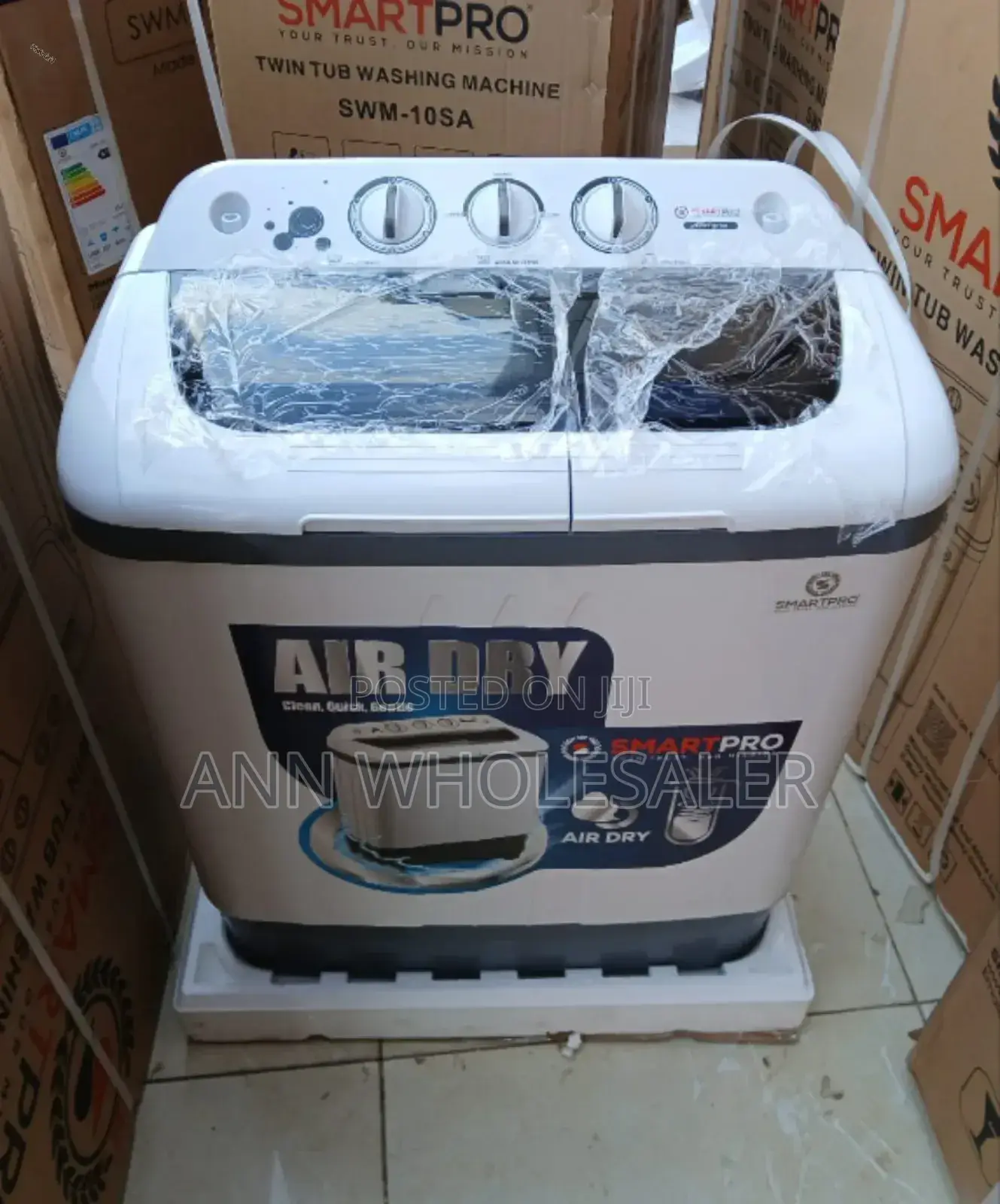Semi Automatic 7kg Smartpro Twin Tub Washing Machine Su/76