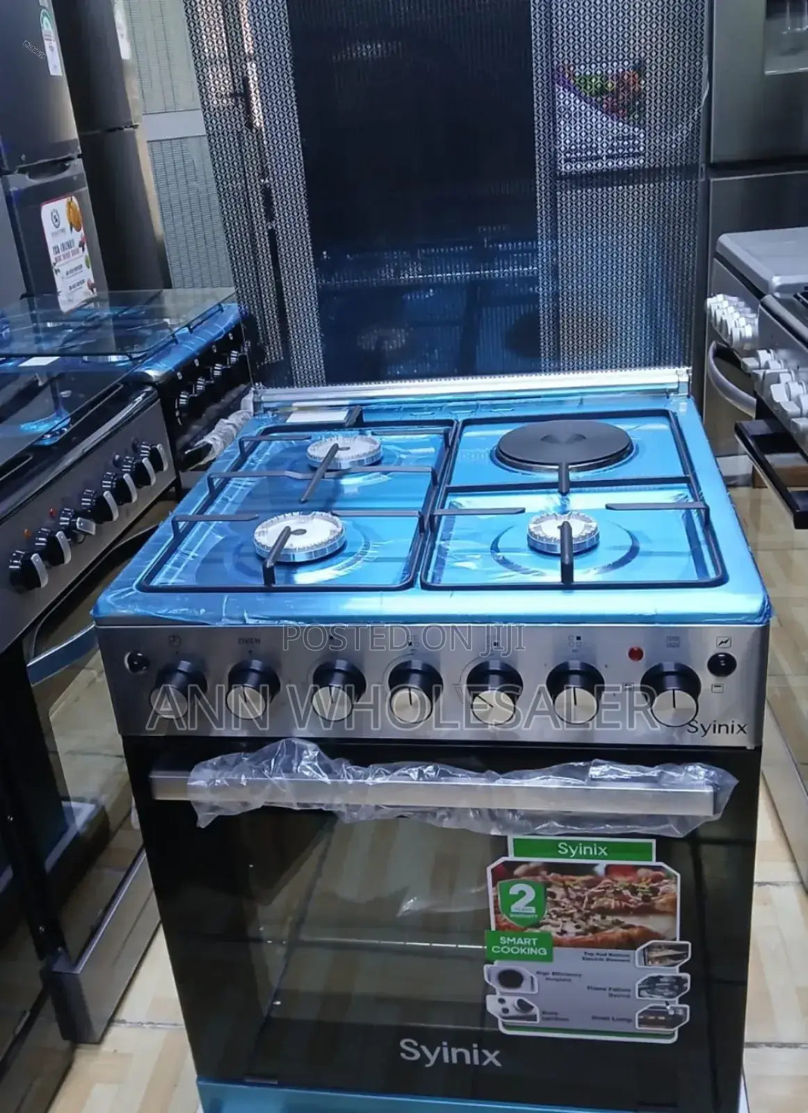 New Arrival Syinix 3g +1e Standing Cooker With Gas Sensor