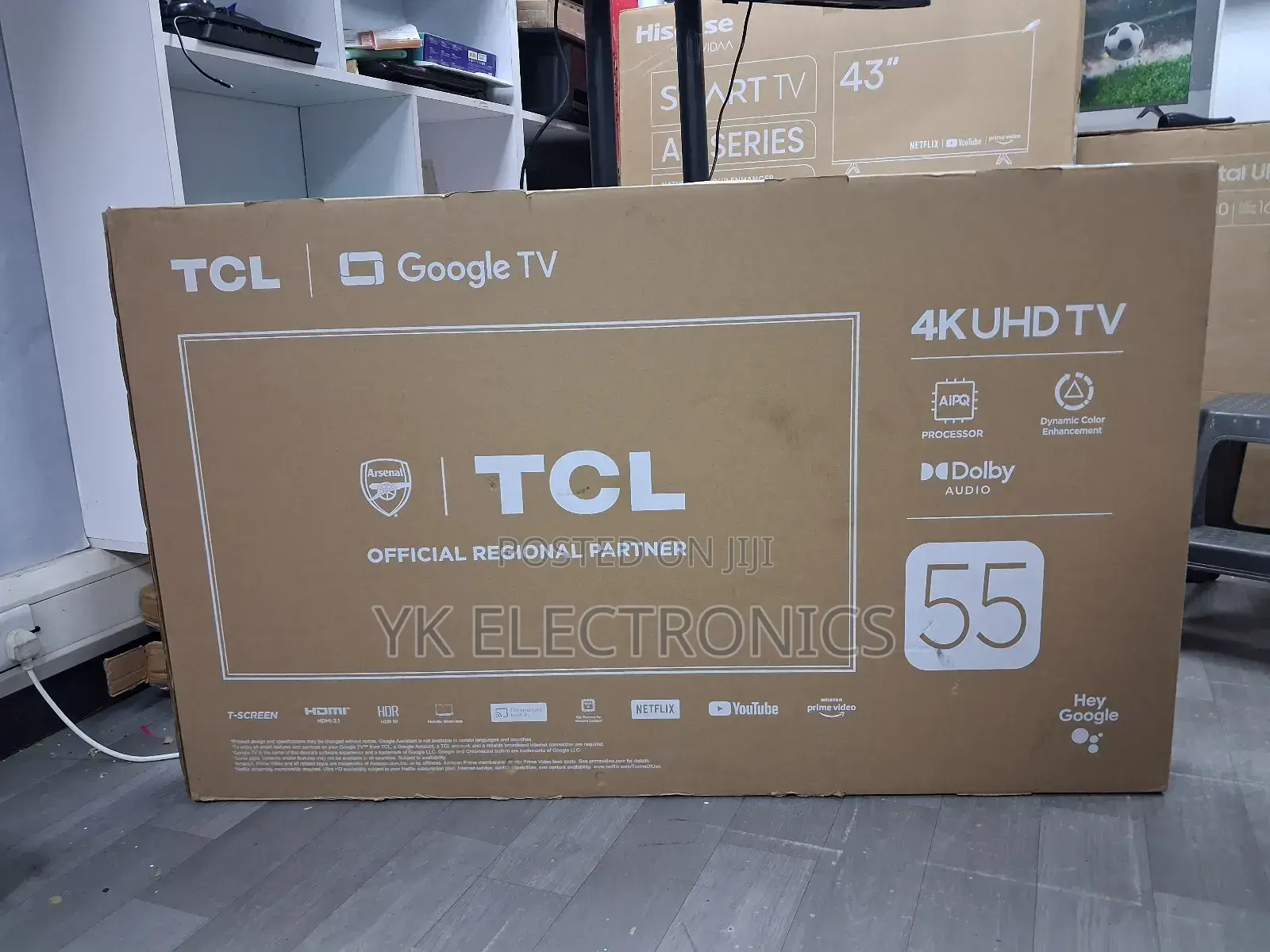 TCL 55 Inch 55p69b -Uhd Smart Google TV 60 Hz (2025)