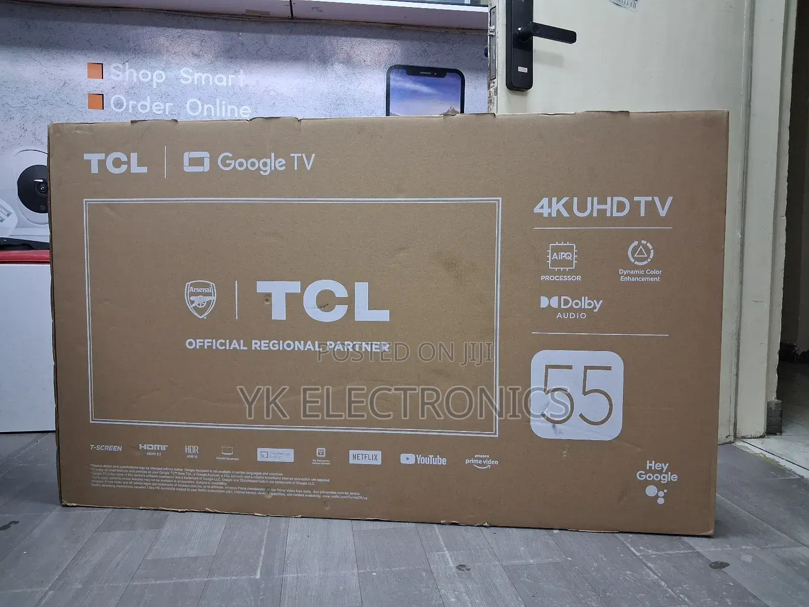 TCL 55 Inch 55p69b -Uhd Smart Google TV 60 Hz (2025)