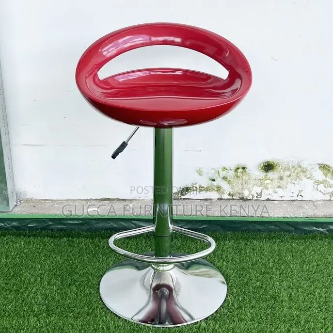Office Stools: Round Multi-Color Plastic Lifting Bar Chair
