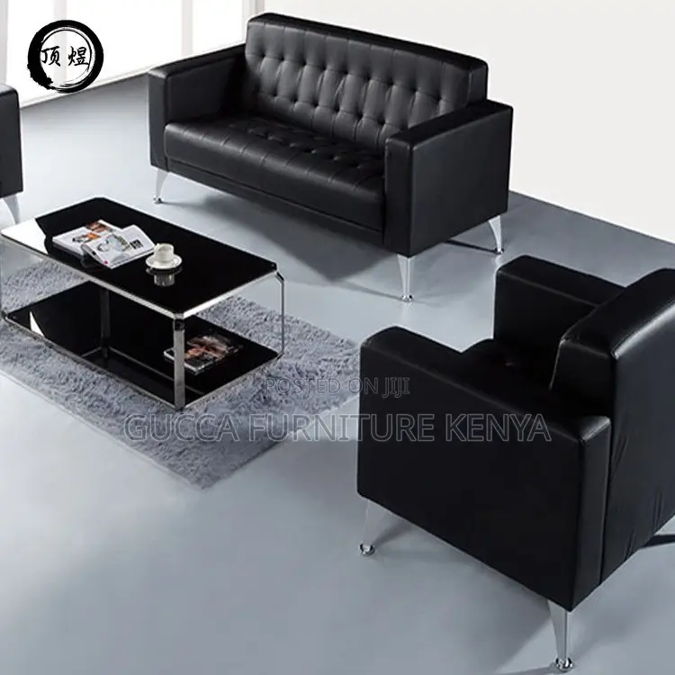 Sofas: 5-Seater Steel Foot Sofa Series Office Furniture
