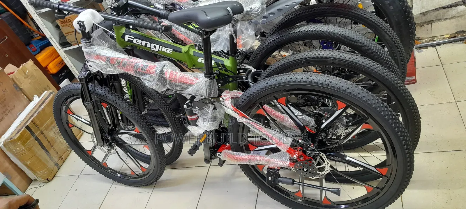 Kajia Foldable Bike Size 26 With Chrome Tyres Fully Geared