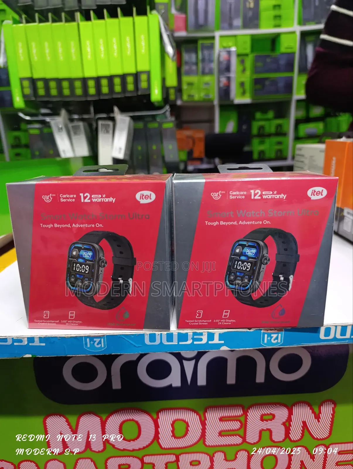 Itel Storm Ultra, 2.01′′ Ip68 Bt Calling, Smart Watch