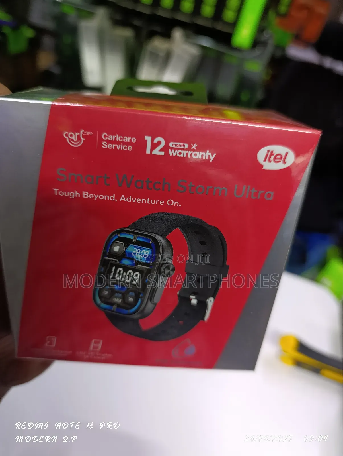 Itel Storm Ultra, 2.01′′ Ip68 Bt Calling, Smart Watch