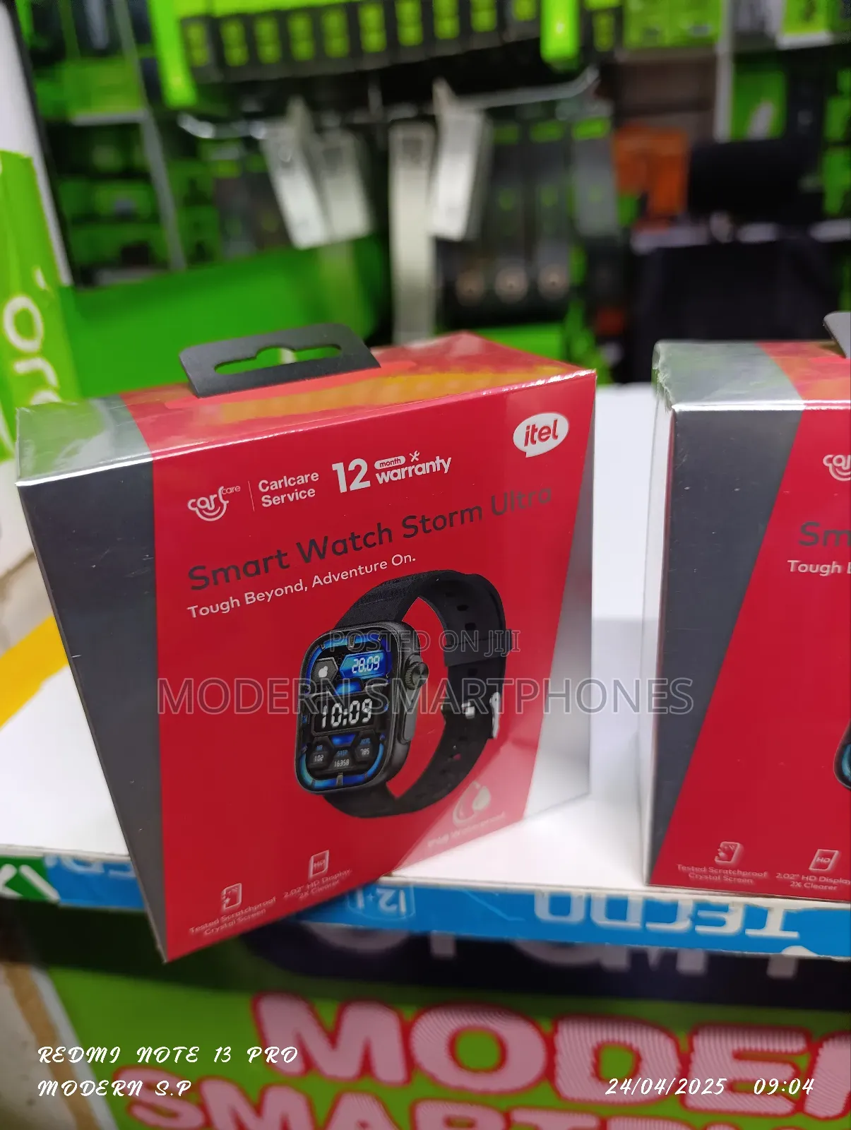 Itel Storm Ultra, 2.01′′ Ip68 Bt Calling, Smart Watch