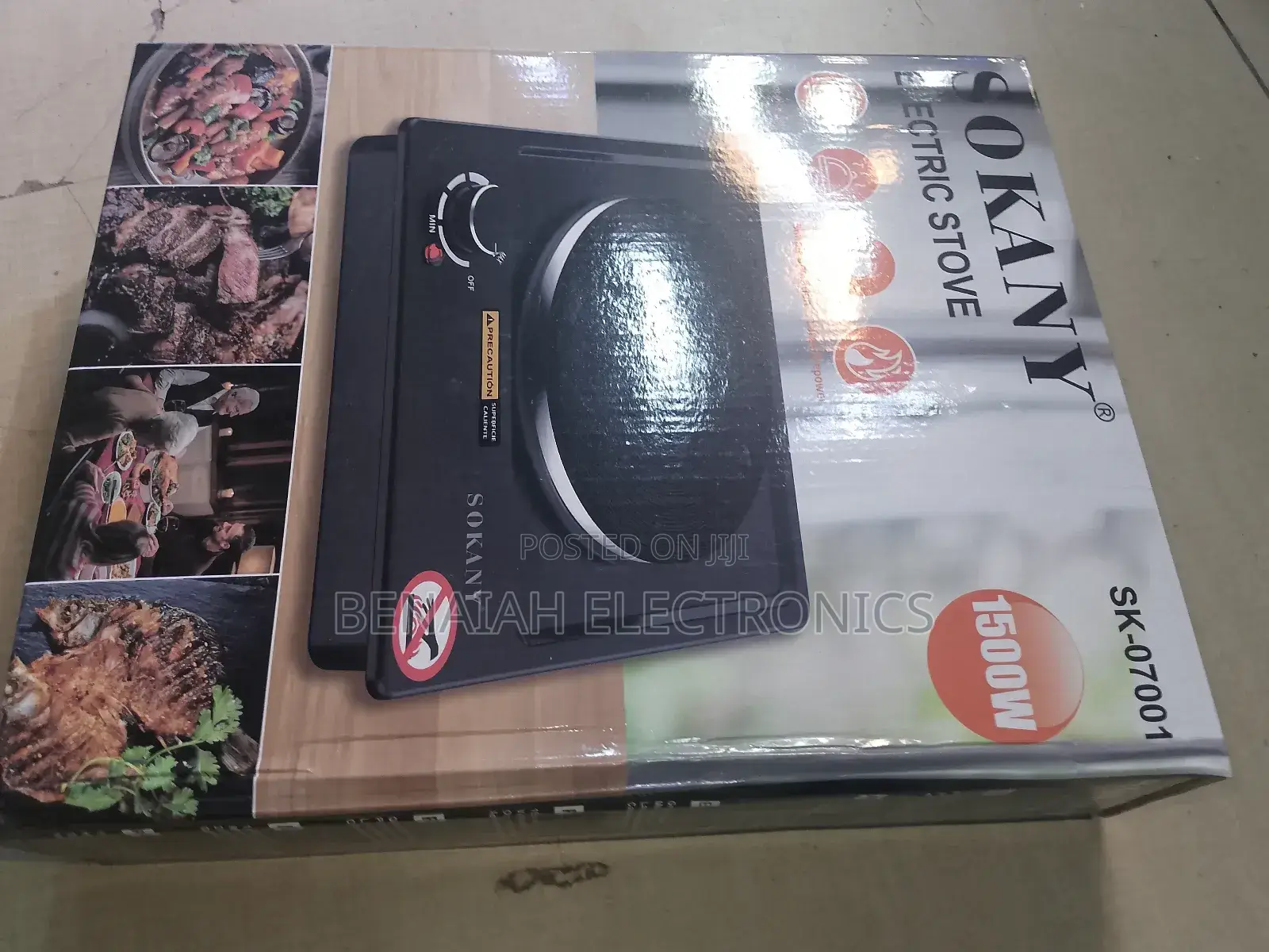 Sokany Hot Plate 1500 Watts Single