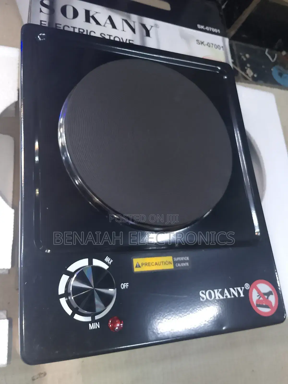 Sokany Electric Hot Plate Single 1500 Watts