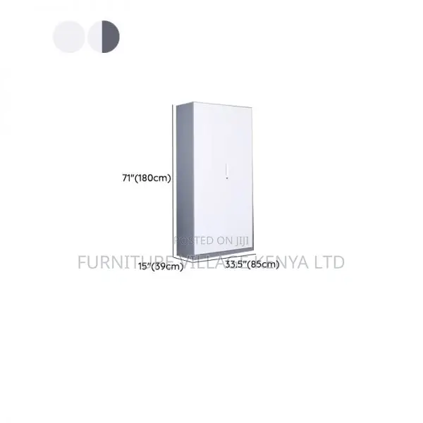Office Cabinet: Water-Resistant Dual-Door Storage Cabinet