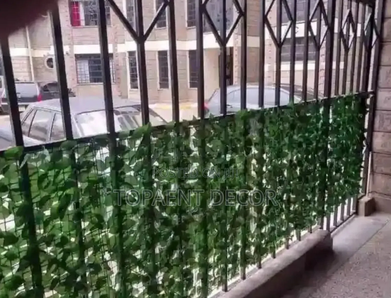 Balcony Verandah Dark Artificial Privacy Fence