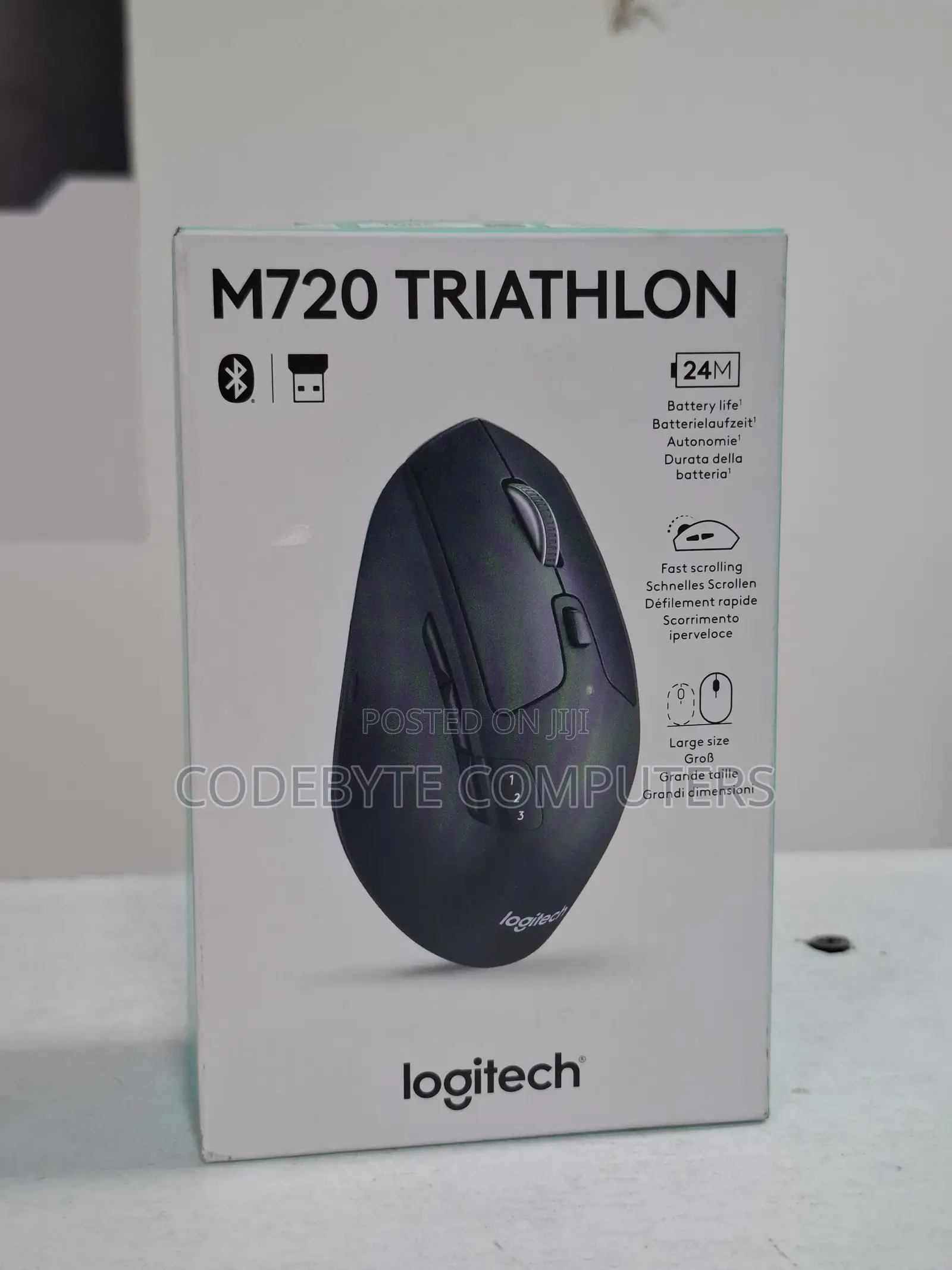 Logitech M720 Bluetooth Mouse Logi M720 - Black