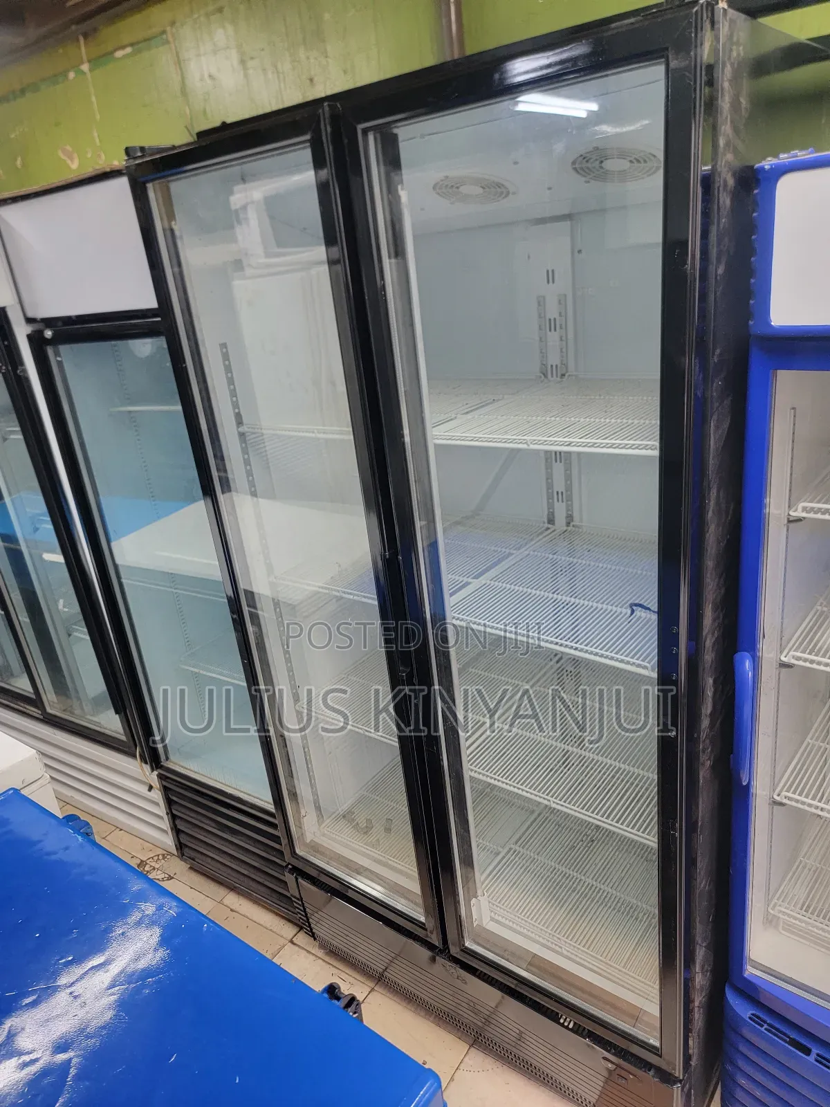 Bottom Mounted Twin Door Display Fridge