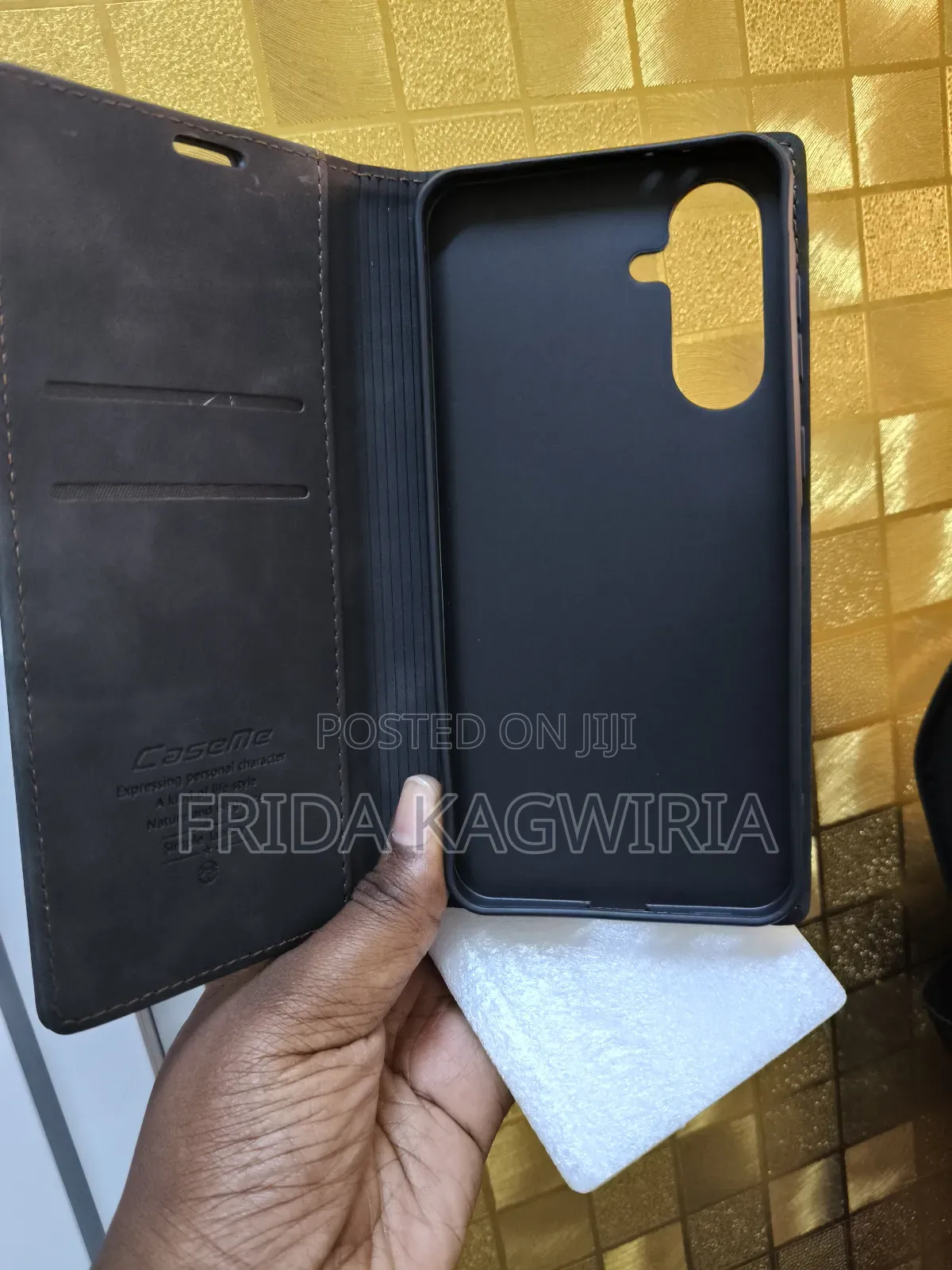 Samsung Galaxy A36 5g Black Caseme Leather Flip Cover