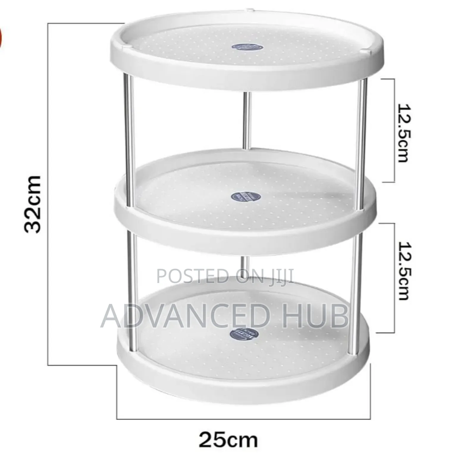 3 Tier Rotating Kitchen Rack