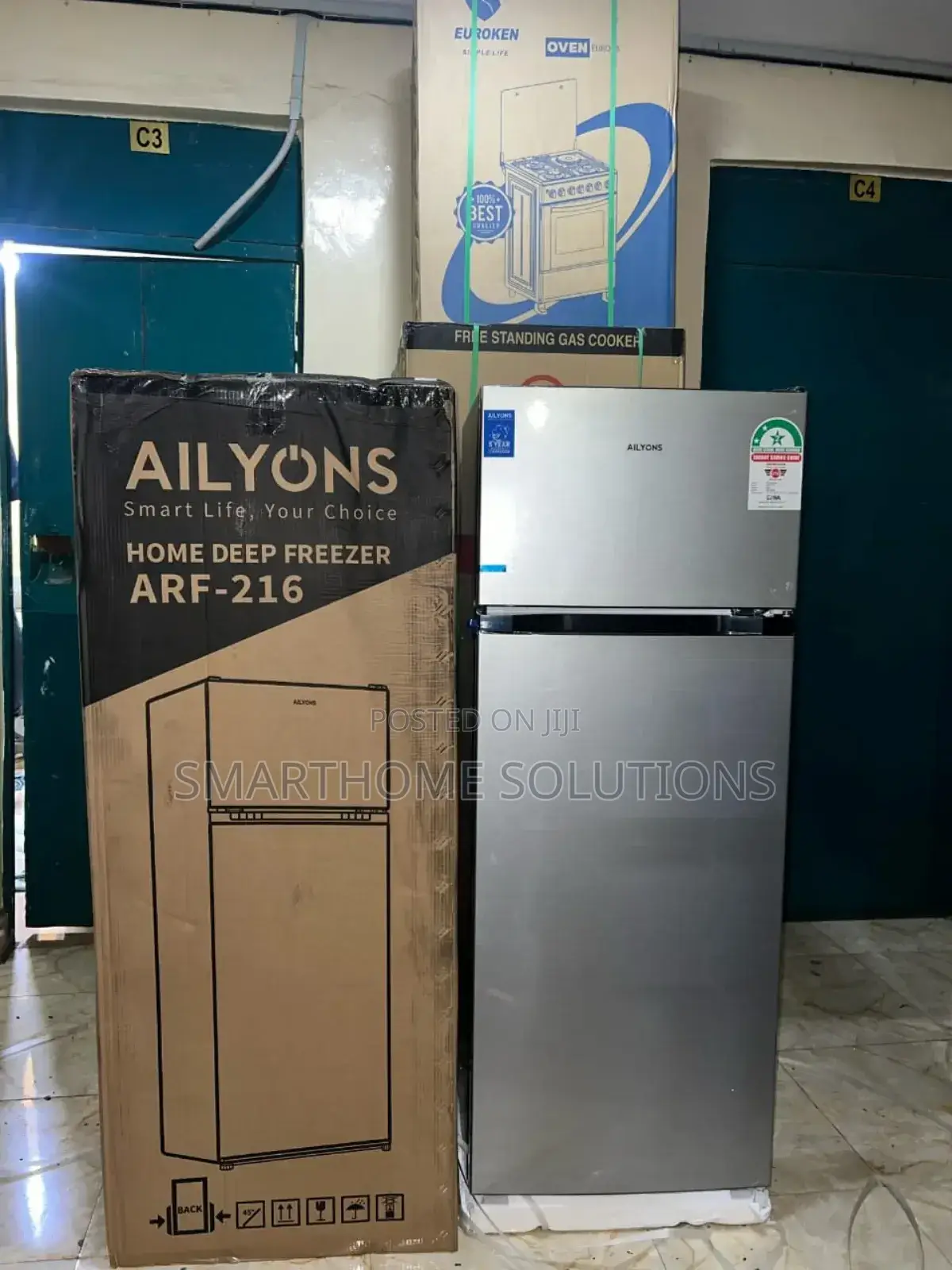 Ailyons 216l Double Door Refrigerator