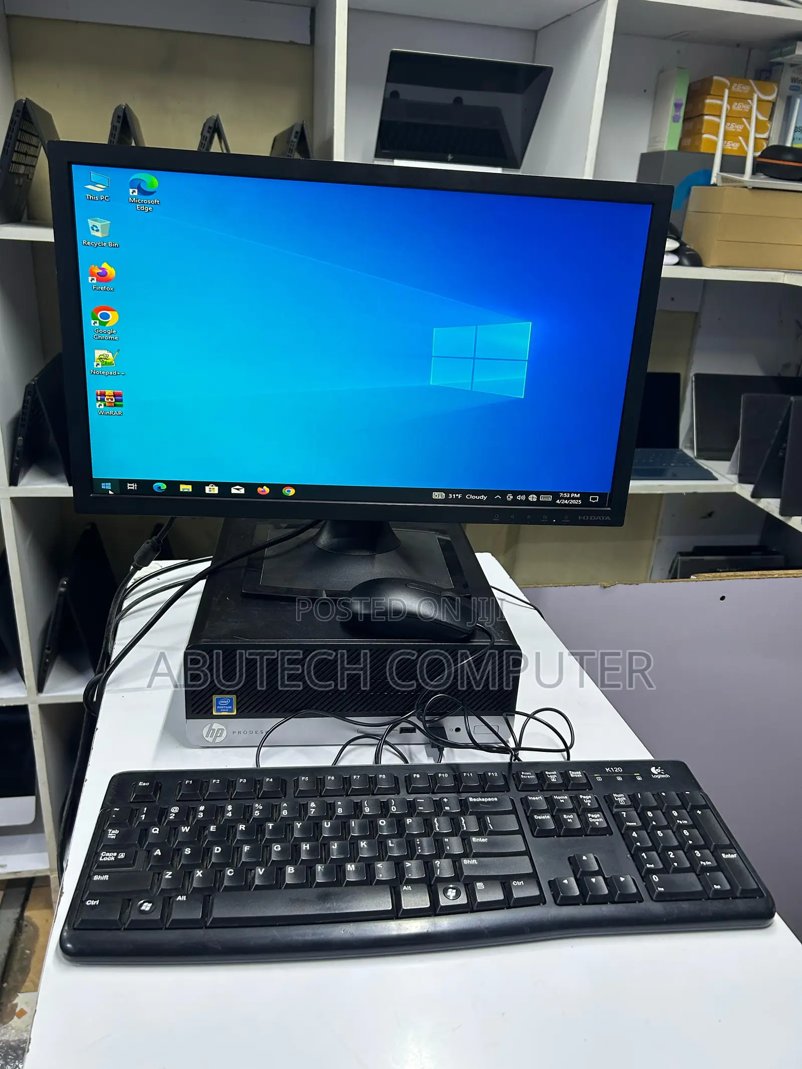 Desktop Computer HP ProDesk 400 G5 8GB Intel Core I5 HDD 1T