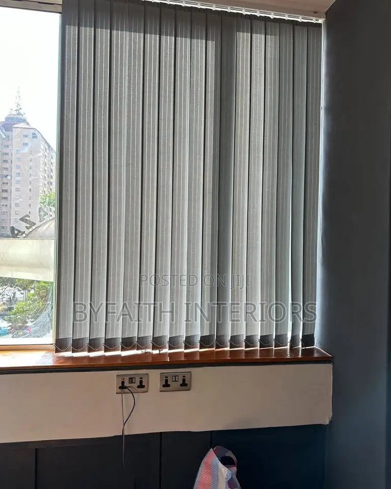 Grey Vertical Blinds