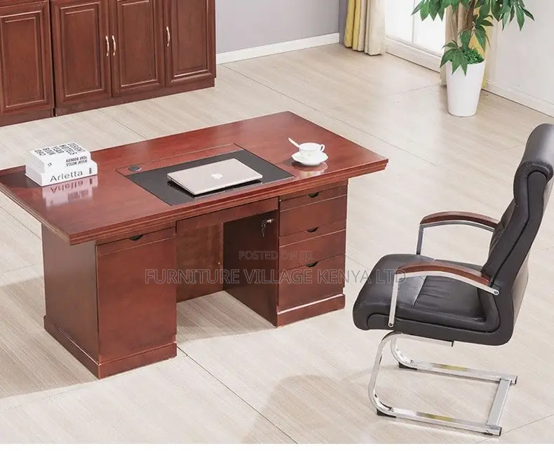 Office Desk:120cm Single Executive Desk for Home Workspace