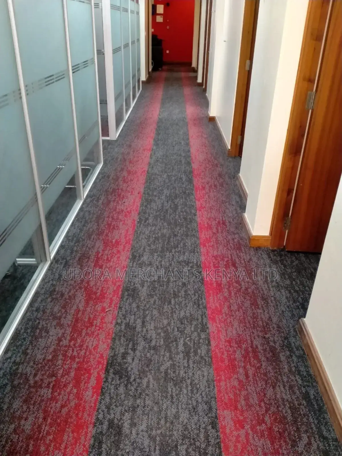 Charmaine In Red Wall To Wall Carpet Tiles