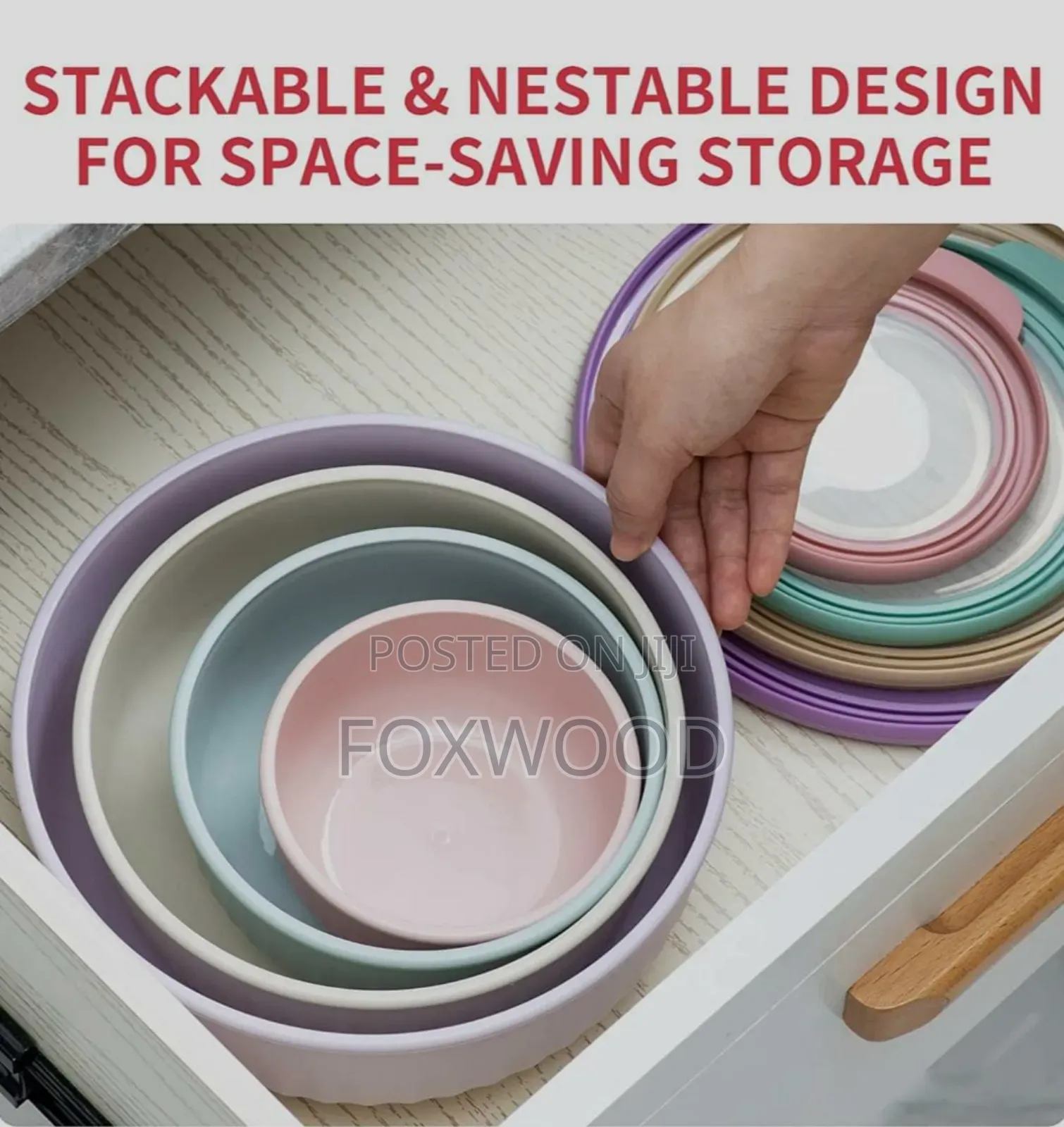4 In1 Stackable Salad Bowls