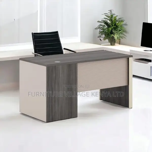 Office Desk:1-Meter Chic Office Desk With Bold Drawer