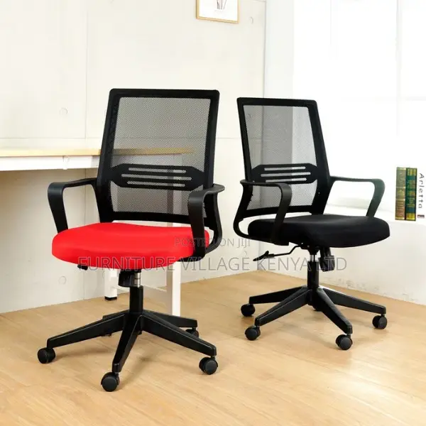 Office Chair: Captain Mesh Office Chair With Lower Back