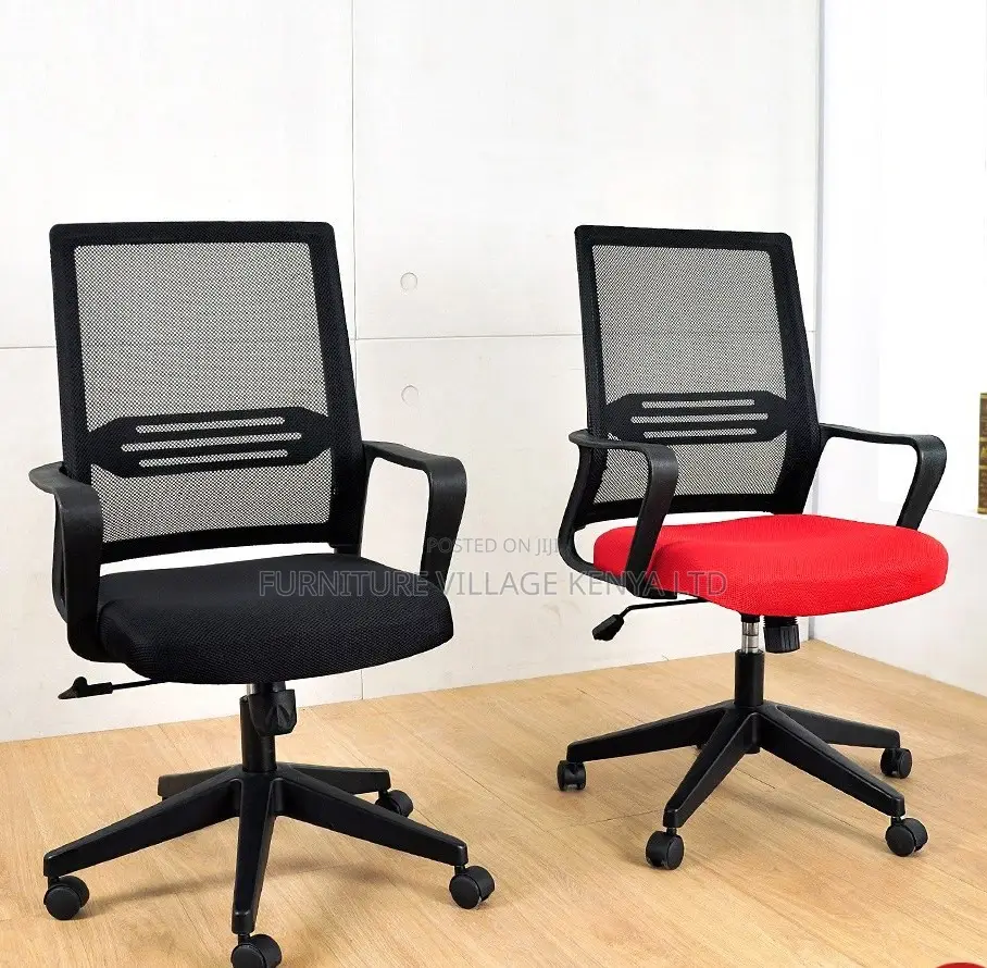 Office Chair: Captain Mesh Office Chair With Lower Back