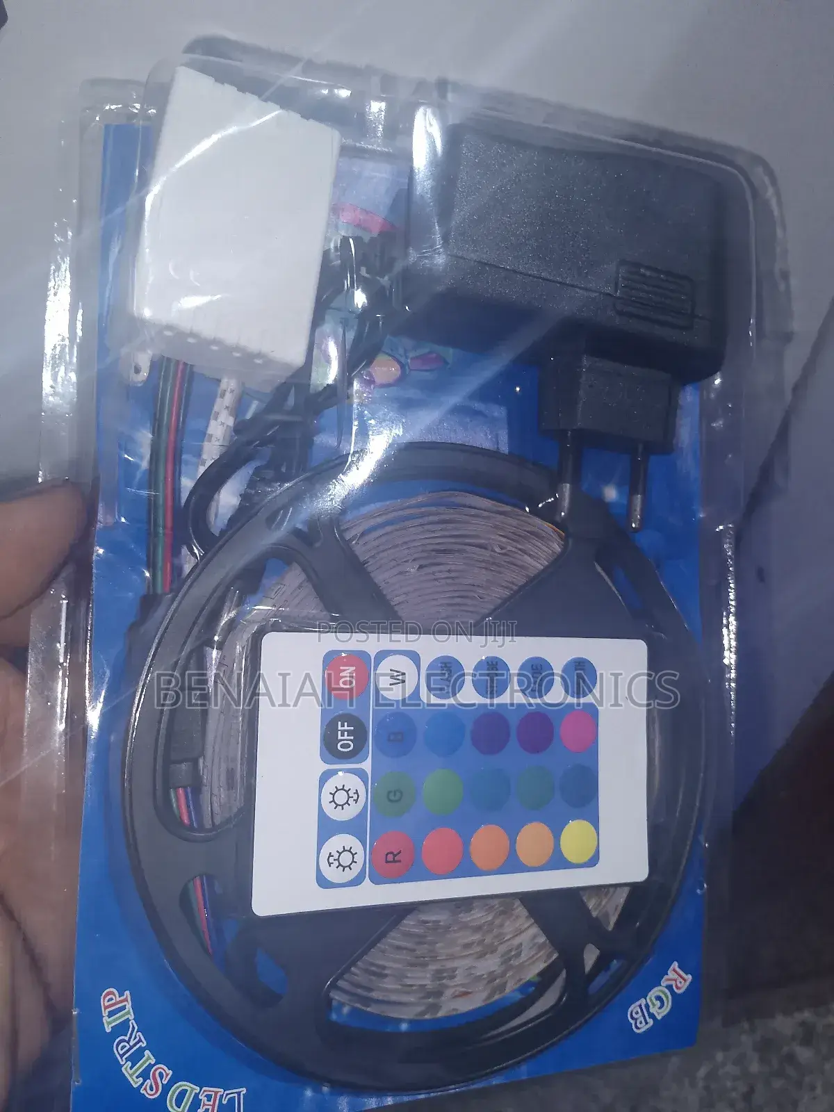 Strip Led Light With Adapter, Remote