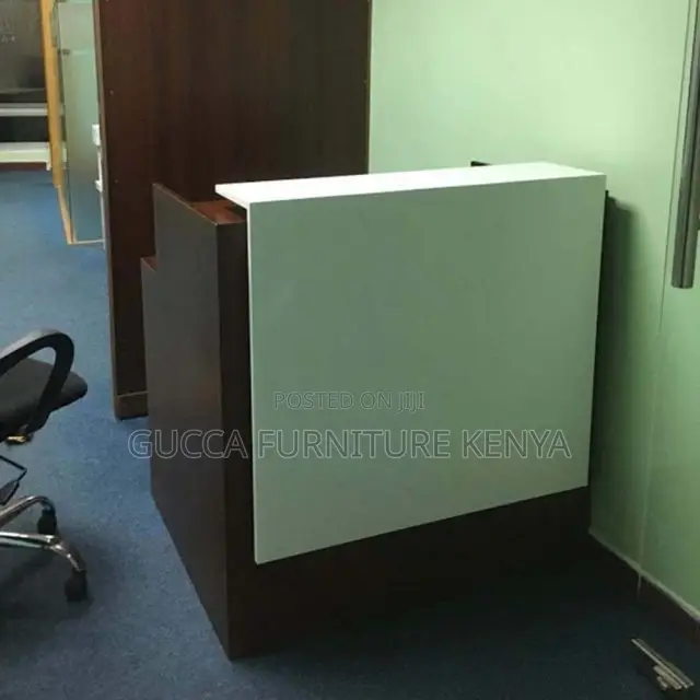 Office Furniture: Simple Strong Wood Reception Resk-1200mm